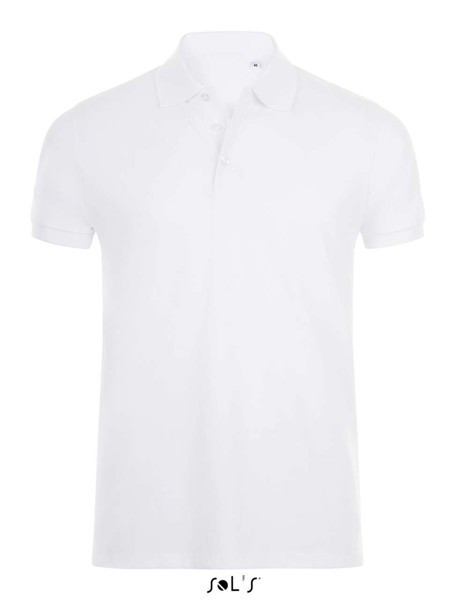 Sol's Phoenix Men - Cotton-Elastane Polo Shirt - White / L