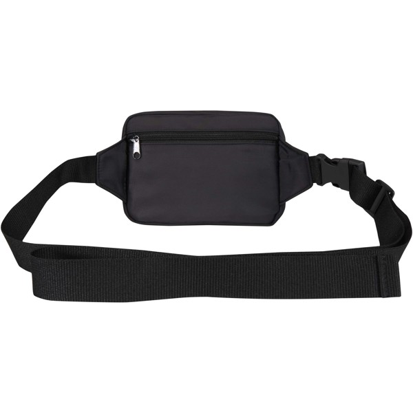 Sac bandoulière de voyage Trip Aware™ de 1 L en matériaux recyclés - Noir