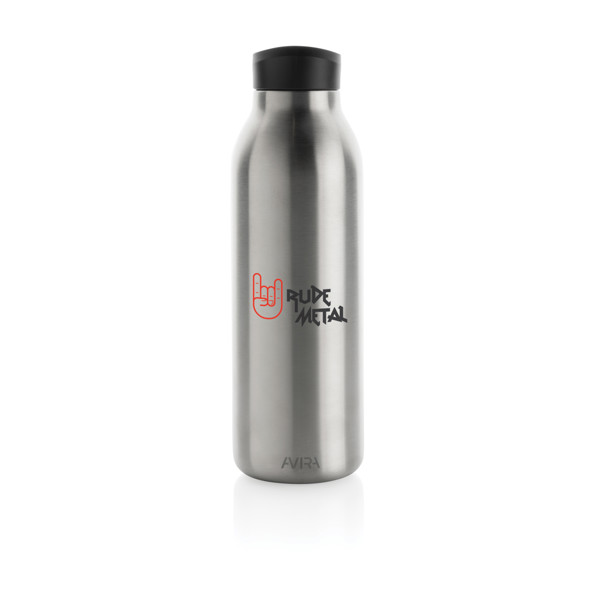 Termo lahev Avira Avior 500ml z RCS recyklované oceli - Stříbrná