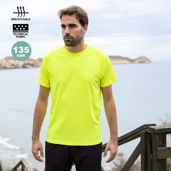 Camiseta Adulto Tecnic Plus - Rosa Fluor / XXL