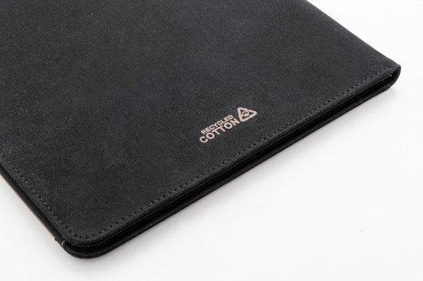 Recycled Canvas Document Folder Capudo A4 - Black