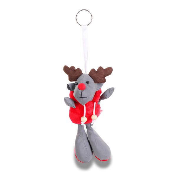 Reindeer reflecive keyring