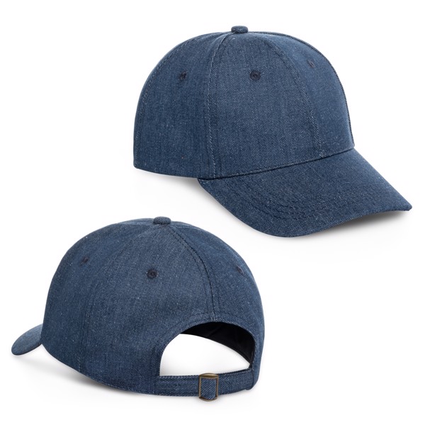 PHOEBE. Casquette en denim, coton et polyester (300 g/m²)