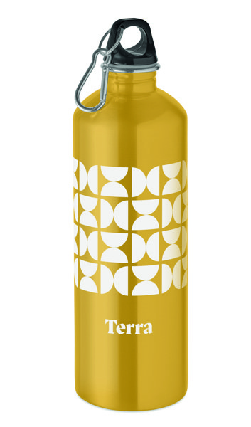 Bouteille à simple paroi 1L Re-One Moss - Ochre