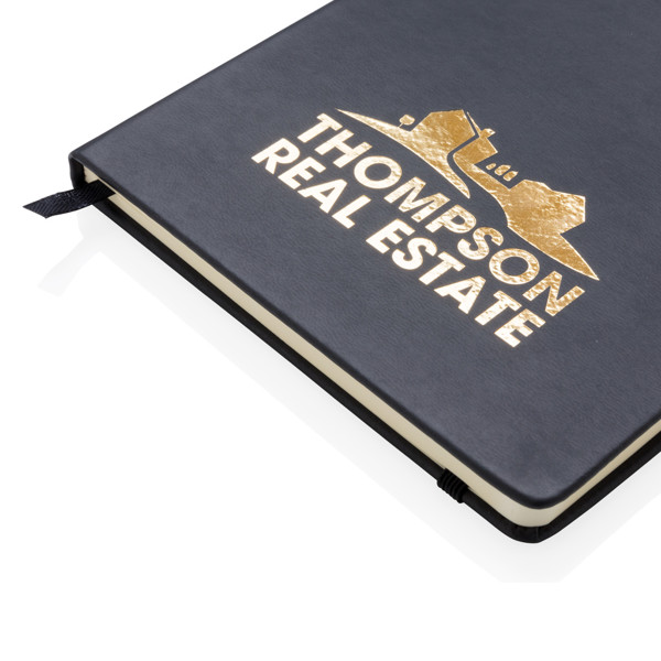 Standard hardcover PU notebook A5 - Black