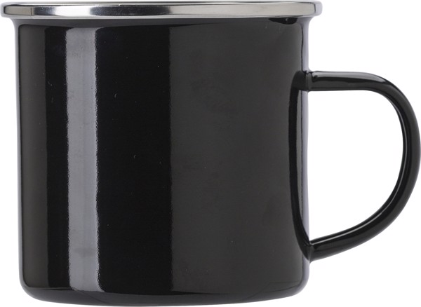 Caneca esmaltada (350 ml) Jamaal - White