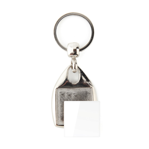 Porta-Chaves Mf-25D Quadrado Com 2 Faces, Metal