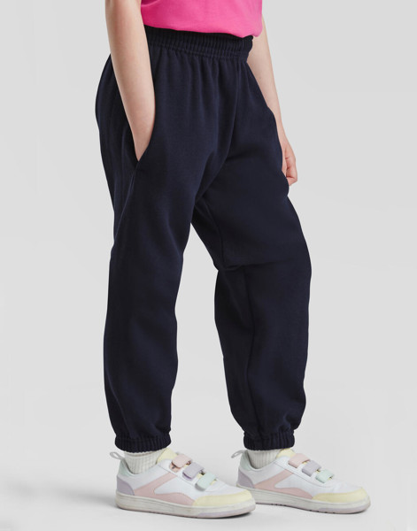 Kids Classic Elasticated Cuff Jog Pants - Deep Navy / 140 (9-11)