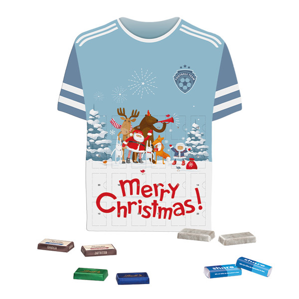 Mini bar advent calendar jersey , mini chocolate bars | 24 Alpine mini chocolate bars, 72 g