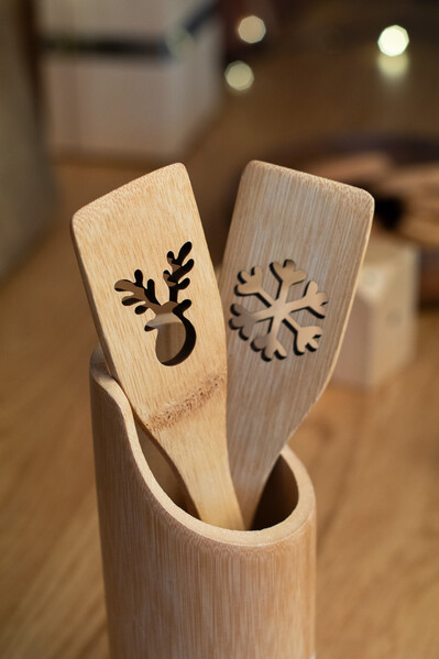 Cooking Spoon Sandtrask - Snowflake