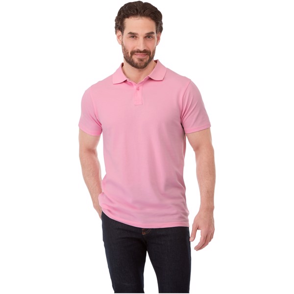 Polo para homem de 180 g/m² Helios - Rosa claro / XS
