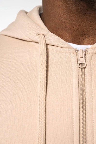 Unisex Full Zip Hoodie - Light Royal Blue / 3XL