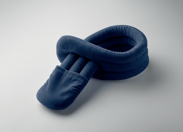 Cuscino da viaggio pieghevole Wrap It - Francese Navy