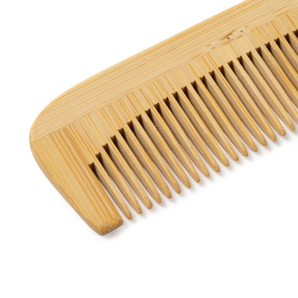 Personalised bamboo comb for curly hair