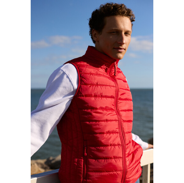 Bodywarmer homme en polyester recyclé - DEEP ROYAL BLUE / L