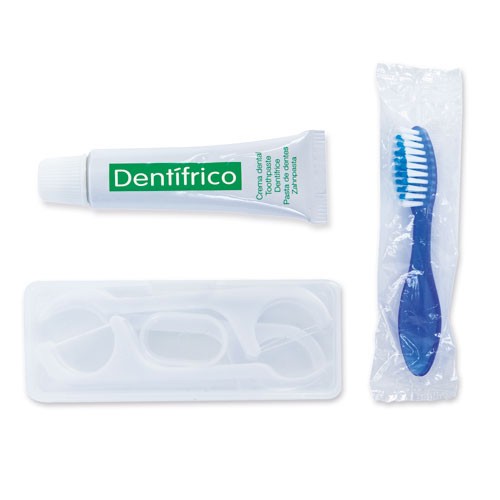 SET DENTAL CON BOLSA "ESENCIAL" - Blanco