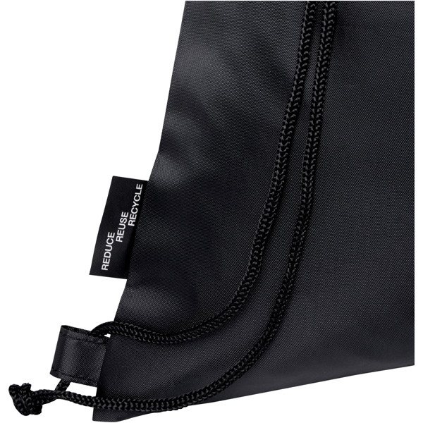 Sac pliable 7 L recyclé avec cordon de serrage Ash