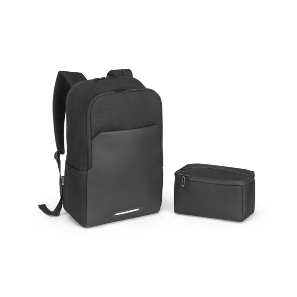 BELFAST. 2-in-1 backpack with thermal bag included that can be used together or separately