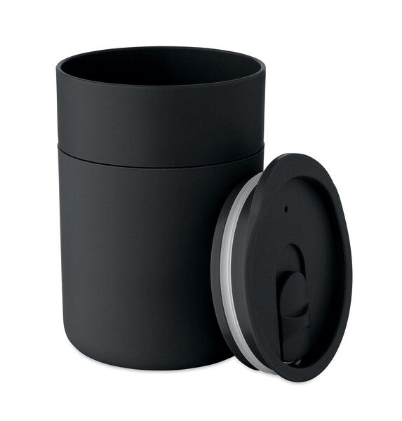 PP pohár 330 ml - Čierna