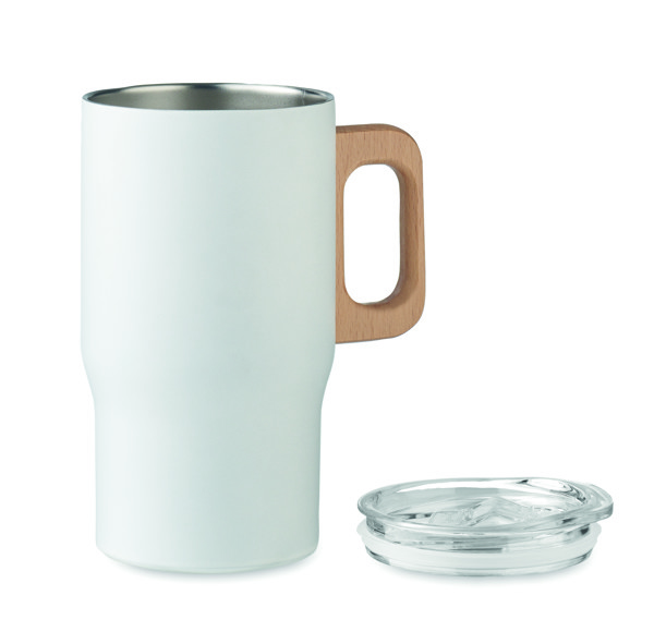 Tumboo kozarec iz recikliranega jekla, 350 ml - Bela
