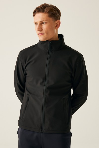 Classic Printable Lightweight Softshell - Black / Black / S