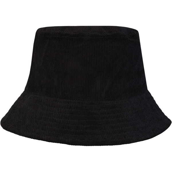 Howson Sonnenhut aus recyceltem Cord - schwarz