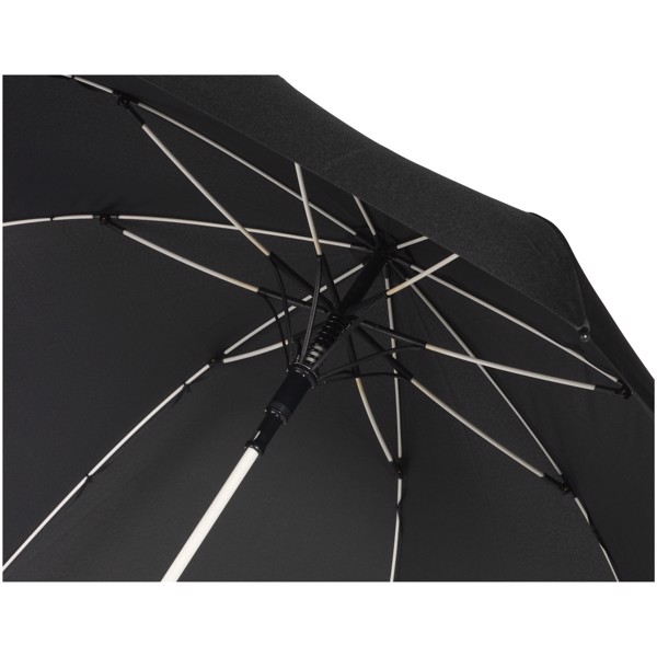 Stark 23" windproof auto open umbrella - White / Solid black