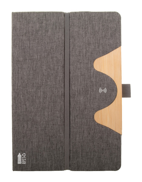 Rpet Wireless Charger Notebook Chatom - Grey