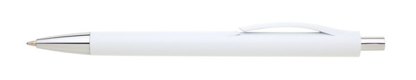 Linea ballpoint pen, plastic, blue refill - White