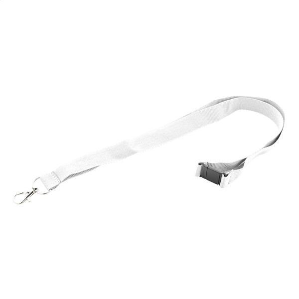 RPET lanyard Revent - Bílá