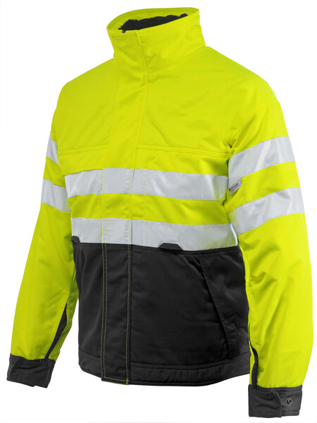 6407 PADDED JACKET HV YELLOW/BLACK Cl.3 3XL