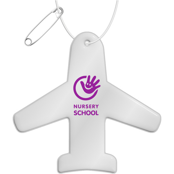 RFX™ H-09 plane reflective TPU hanger - White