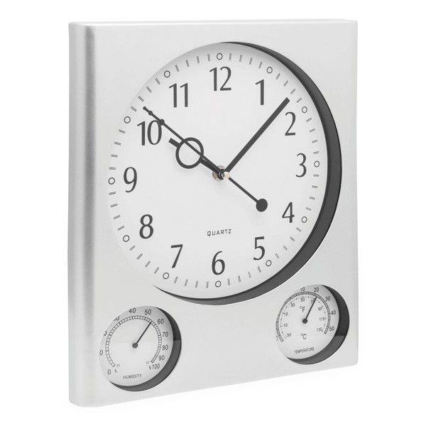 Rechteckige Wanduhr Saturn
