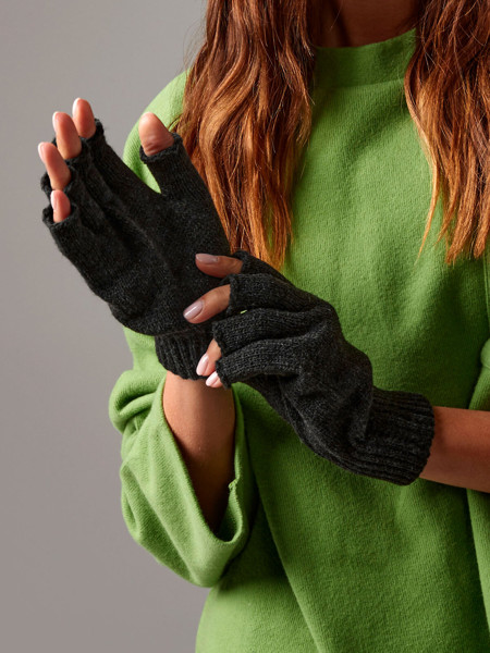 Fingerless Gloves - Black / L/XL