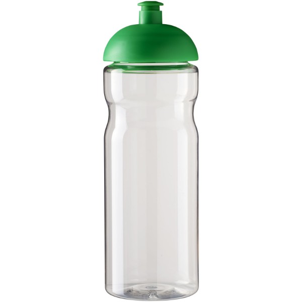 Bidon H2O Base® o pojemności 650 ml z wypukłym wieczkiem - Przezroczysty / Zielony