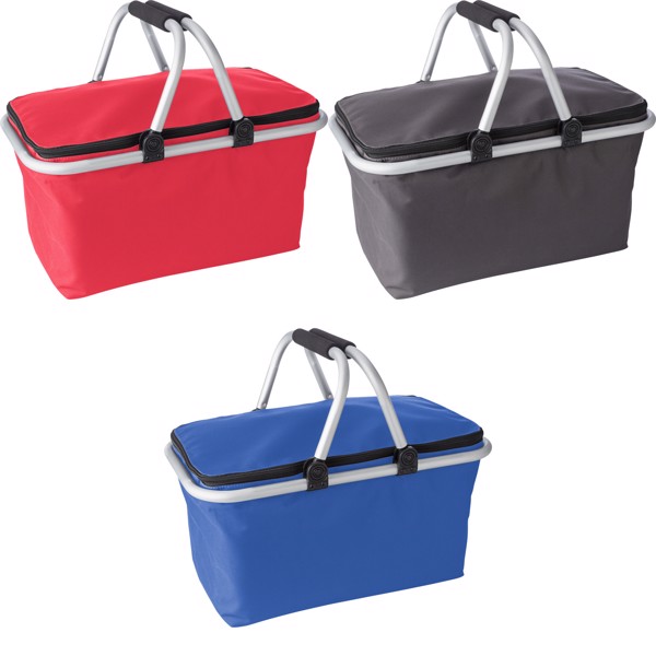 Polyester (320-330 gr/m²) shopping basket. - Cobalt Blue