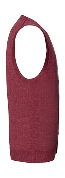 Men's V-Neck Sleeveless Knitted Cardigan - Black / 4XL