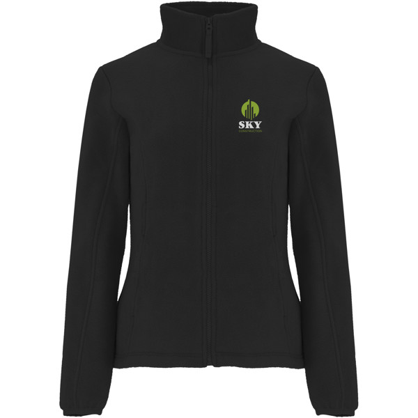 Veste Artic en polaire entièrement zippée pour femme - Noir / 2XL