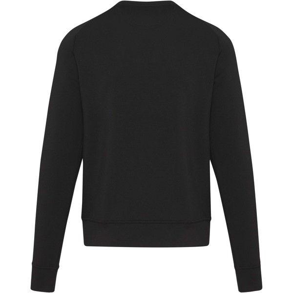 Maglione sportivo unisex a girocollo in tessuto interlock Yukon - Nero / XS