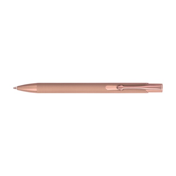 Ballpen Gladys | Recycled | Rubber finish - rose gold / Blue