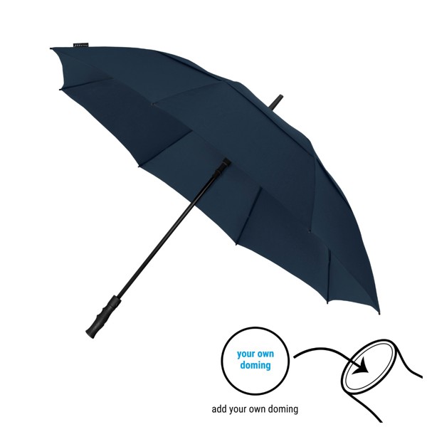 FALCONE - Parapluie tempte - Automatique - Impermable au vent -  130 cm - Bleu marin