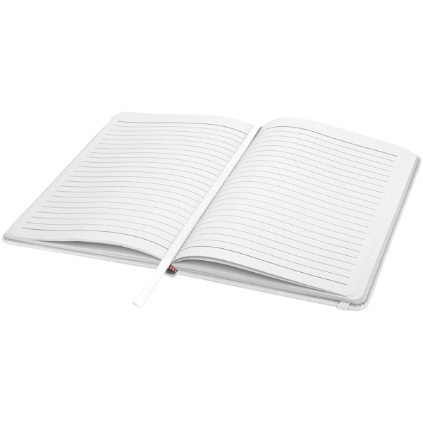 Carnet de notes A5 Spectrum à couverture rigide - Blanc
