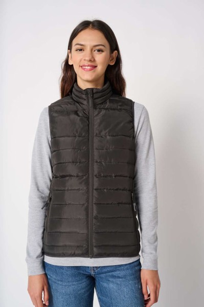 Ladies Padded Bodywarmer - Ideal Urban Khaki / XL