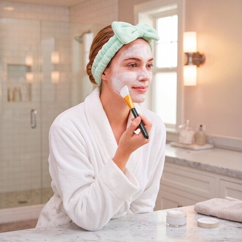 SET DE MASSAGEM FACIAL DE PEDRA NATURAL DE JADE "CIXI" -