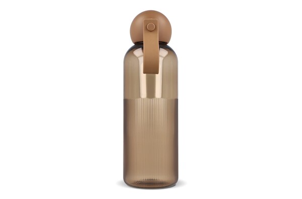 Bouteille d'eau Sagaform Ture 600 ml - Transparent / Marron
