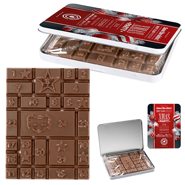 Advent Calendar MINI Tin - Standard Choco Bar