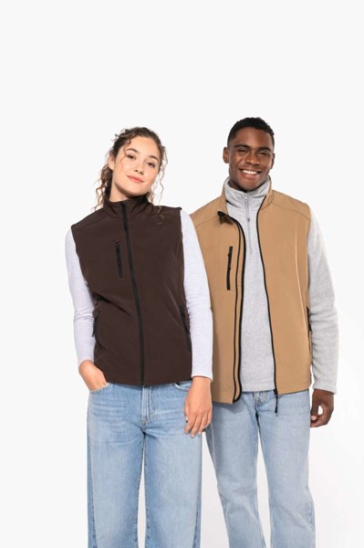 Men's Softshell Bodywarmer - White / 2XL