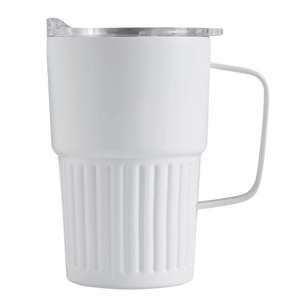Vacuum Drink Mug Wave Hold - White