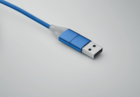 Cavo di ricarica 4 in 1 di tipo Blue - Blu Royal