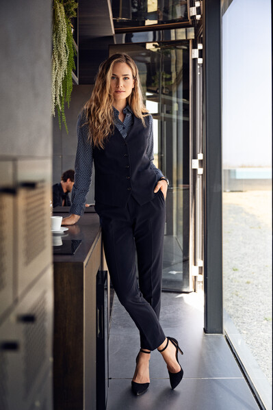 Indigo Bow 131 Woman Navy Print XS